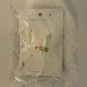 Wanderlust + Co Women’s Camilla Ivory Adjustable Ring NWT